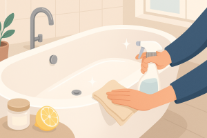 tips voor het schoonmaken van een badkuip zonder krassen