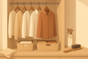 stappenplan voor het grondig schoonmaken van je kledingkast