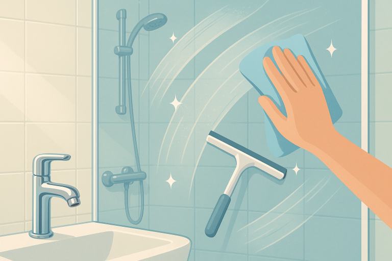 hoe verwijder je hardnekkige zeepresten uit de badkamer