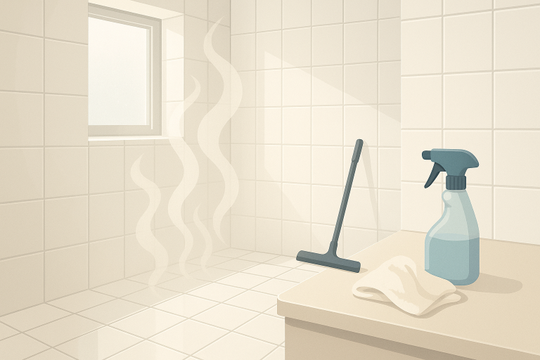 wat is de beste methode om badkamertegels wit te houden