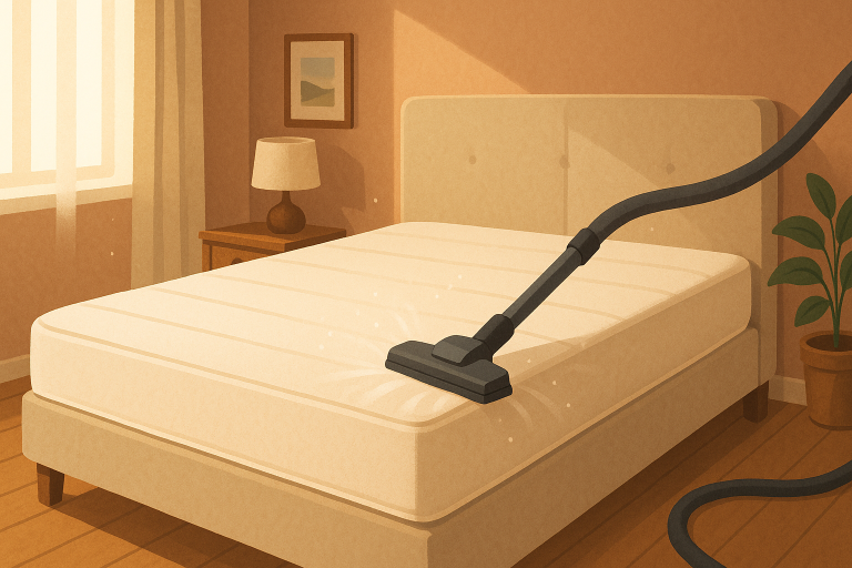 waar let je op bij het schoonmaken van een boxspring?