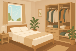 Slaapkamer schoonmaken