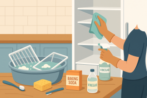 tips om de koelkast grondig en snel schoon te maken